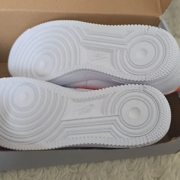 Nike Air Force 1 '07 Next Nature White Lt Wild Mango 8 NIB - Picture 8 of 10